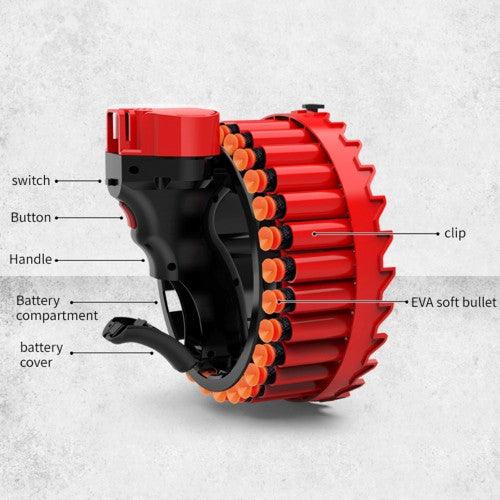 GROWLER Automatic Electric 28 Dart Rapid Fire Blaster Launcher - Toytexx GROWLER Automatic Electric 28 Dart Rapid Fire Blaster Launcher - Toytexx